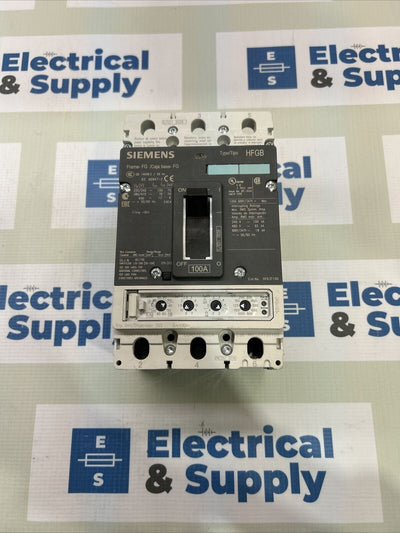 HFK3T100 Siemens 100 Amp 600V breaker 3VL3510-2PE30-0AA0 New Take Out
