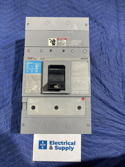 ITE Siemens Sentron MD63F800 Breaker 800 Amp Max 600 Volt 3 Pole 600 Amp Trip