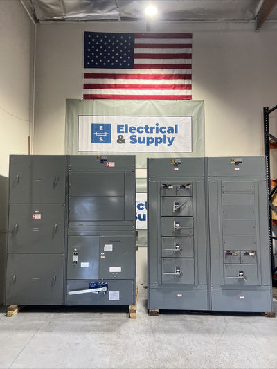 SQUARE D 3000 AMP  Switch Meter Main 480v/277v W Ground Fault PANELBOARD 3000