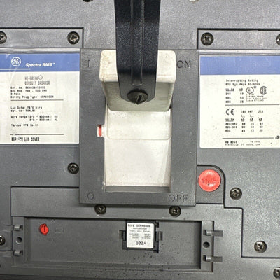 SKHA36AT0800 800 AMP 600V GE Spectra 800A Trip.