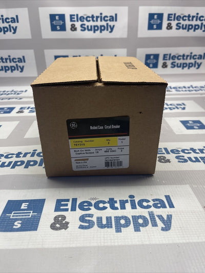 TEY315 GE Circuit Breakers 14kA@480V GE TEY Q Line 15 Amp New box of 2