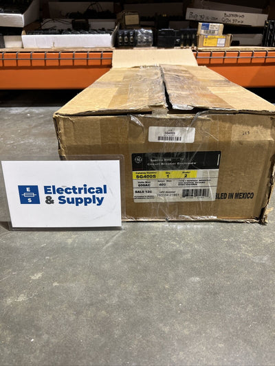 NEW GE SG400S BREAKER ENCLOSURE DISCONNECT NEMA 1 W/ 400a Breaker Included