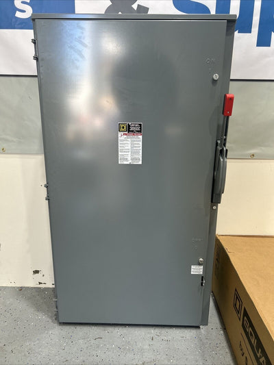 New in box SQUARE D H325NR 400 amp 240v Fused 3R Outdoor Disconnect