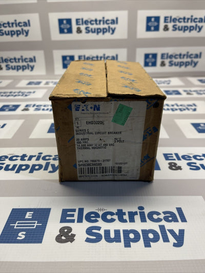 Ehd3020L Eaton 20 A, 480V Ac, 3 Pole,  New In Box Circuit Breaker