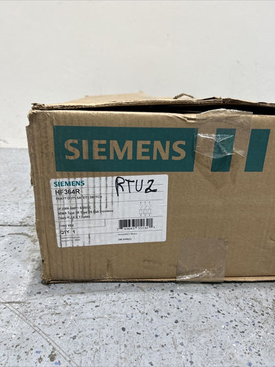 HF364R Siemens 3P 200A 600V 3R FUSIBLE HEAVY DUTY DISCONNECT New