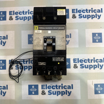 KC342001021 Square D 200A Circuit Breaker w Shunt 480 V