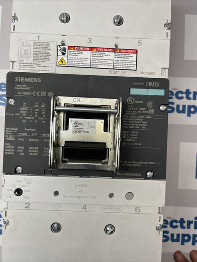 Siemens HMX3B800 800 Amp 480V 65KA 3 Pole Circuit Breaker