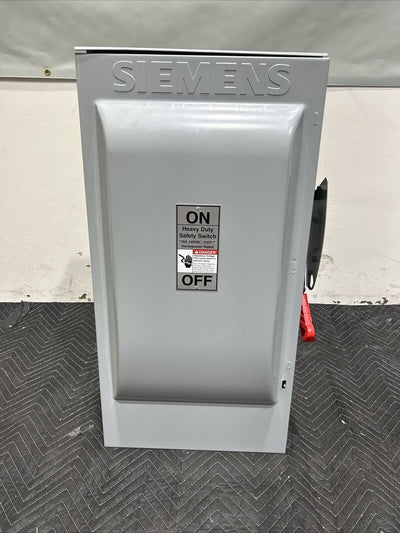 HF324NR NEW SIEMENS SAFETY DISCONNECT SWITCH 200A 3P FUSE OUTDOOR NEMA 3R 240VAC