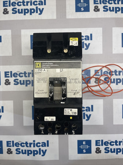 KC34250G Square D 3 Pole 250 Amp 480 Volt Circuit Breaker "2 YEAR WARRANTY"