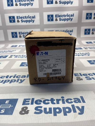 BWH2175 25K 2P 175A Solar Circuit Breaker Eaton New in Box