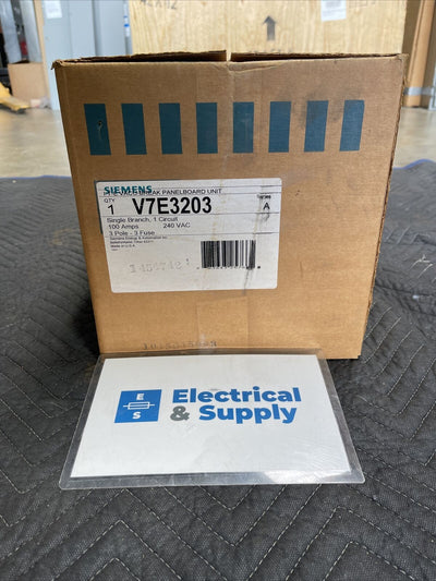 V7E3203 Siemens Vacu-break Panelboard Unit 100 Amp 240VAC