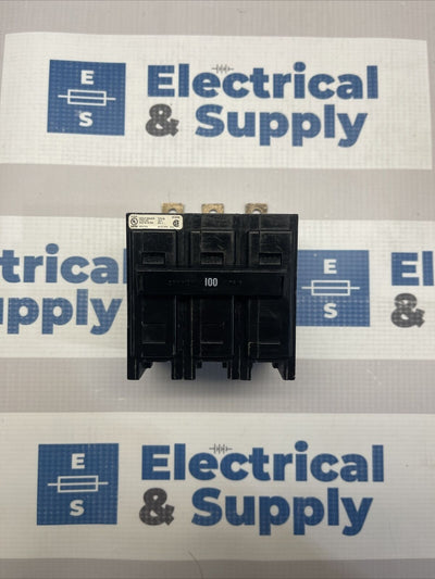 BAB3100H CUTLER-HAMMER TYPE BA 3 POLE 100A 240VAC CIRCUIT BREAKER