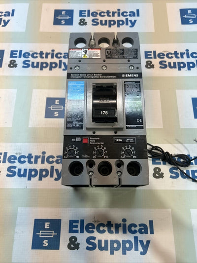 FXD63B175 SIEMENS  3P-175A-W/120V SHUNT TRIP Surplus