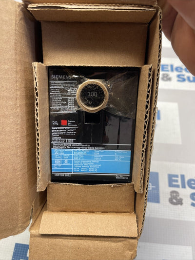 ED43B100L Siemens 3p 480a 100a Circuit Breaker ED43B100 NEW IN BOX
