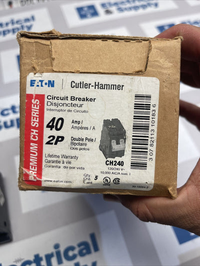 Cutler Hammer Eaton CH240 40 AMP 2 Pole 120/240 V Circuit Breaker