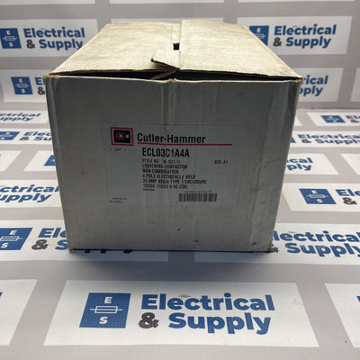 NEW Eaton Cutler Hammer ECL03C1A4A Lighting Contactor Nema 1 Enclosure  110/120V