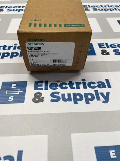 BQD330 SIEMENS 3 POLES 30 AMP  480V 14KA CIRCUIT BREAKER NEW