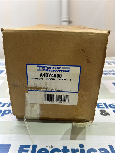 A4BY4000 New Gould Shawmut Fuse 4000 Amps Class L Form 480 Amp-trap 600V