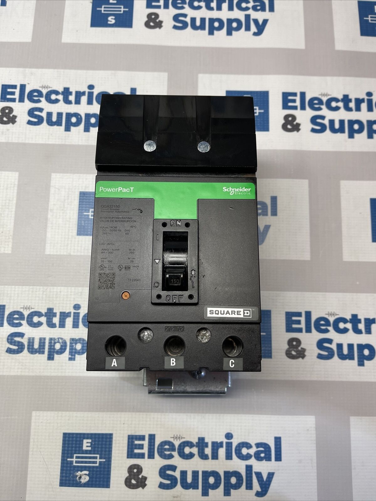 QGA32150 New Square D 3 pole 150 amp PowerPact I Line 65kA@240v Surplu ...