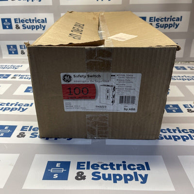 NSB TH3223 Safety Switch Heavy Duty 2P 100A 240V Fusible 3Wire EA NEMA Type 1