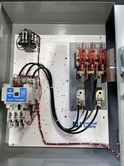 Size 4   Combo Box 200A 600v 120 Coil Brand New In Box 3R Rain tight Enclosure