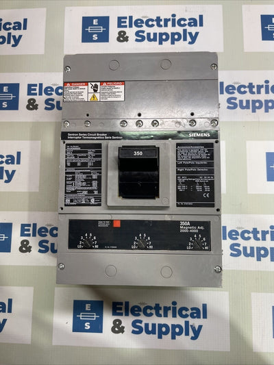 Siemens Sentron Circuit Breaker HHJXD63B350 350a 350 Amp A 3p 350a trip JD NEW