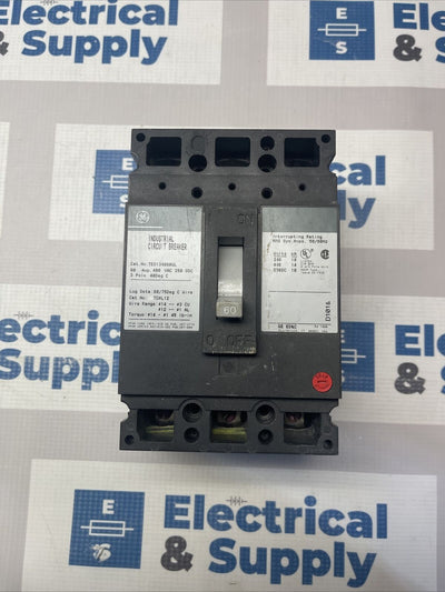 TED134060WL Circuit Breaker 60A 3P 480V GE