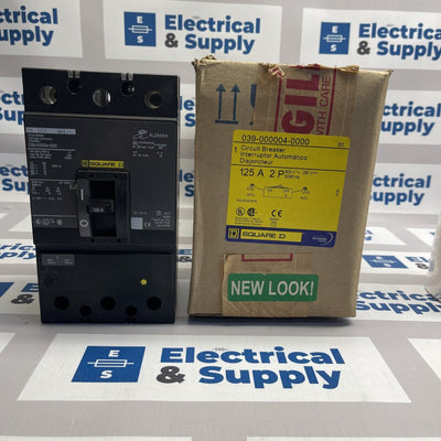 KAL26125 NEW IN BOX SQUARE D 2 POLE 125AMP CIRCUIT BREAKER