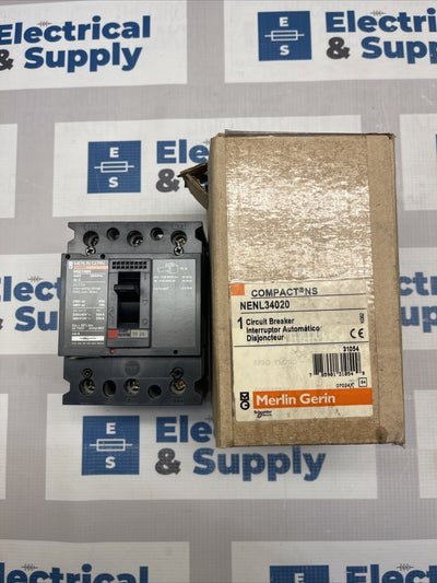 NENL34020 NEW MERLIN GERIN CIRCUIT BREAKER 20AMP 3POLE, NSE100N