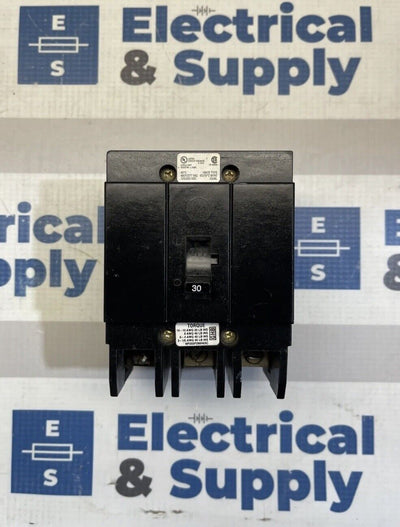 GHB3030 CUTLER HAMMER 3-Pole 30Amp 480V Circuit Breaker - Black
