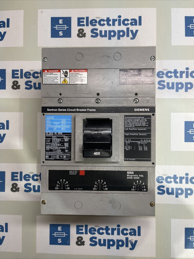 JD63F400 NEW SURPLUS SIEMENS 400 AMP CIRCUIT BREAKER 3 POLE 600 VAC