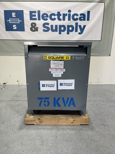 75Kva  480/208/120 Square D EE75T3HHISCUNLP Transformer