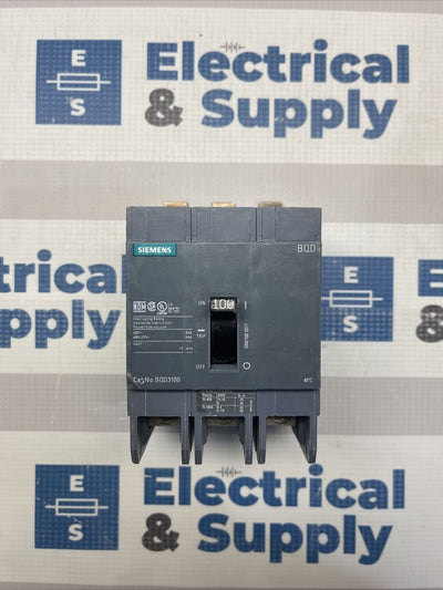 BQD3100 siemens circuit breaker 3pole 100amp 480VAC New Pull Out