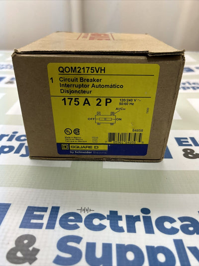 QOM2175VH NEW Square D 2P  175A 120/240V Circuit Breaker