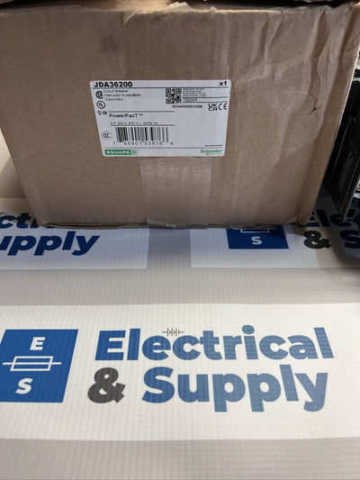 JDA36200 PowerPact 200 A 3-Pole 600V Circuit Breaker Square D