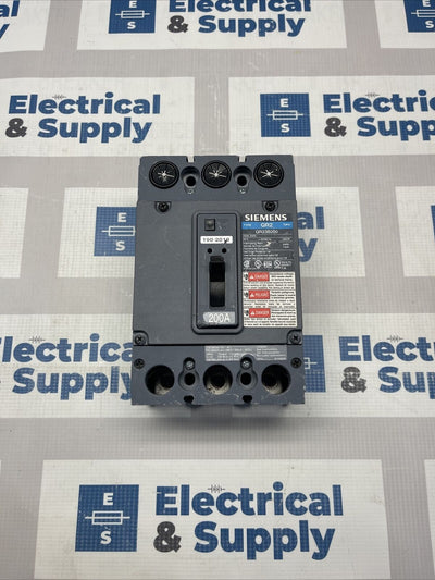 Siemens QR23B200  Circuit Breaker, 200A, 240V, 3Pole Surplus