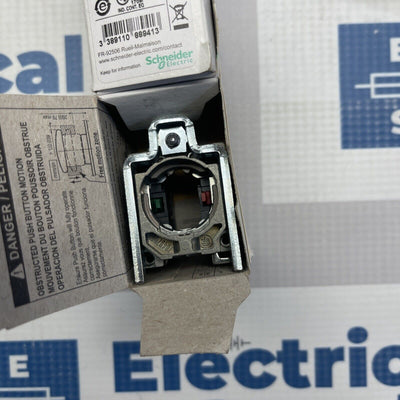 Schneider ZB4 BZ105 Harmony contact blocks with Button mounting base lot of 4