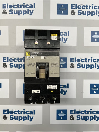 KC34125 Square D 480V 125A I-Line KC Circuit Breaker Molded Case 3P 3PH Plug in