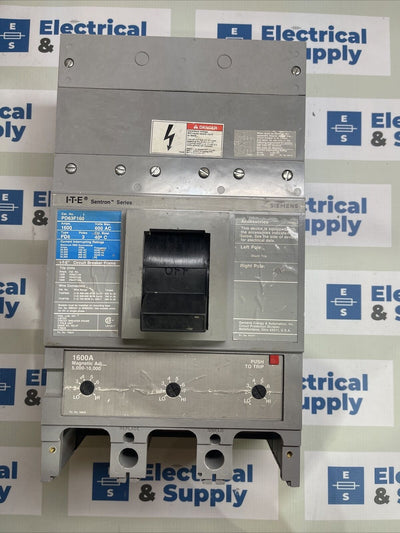 Siemens ITE Sentron PD63F160 1600A 600V Circuit Breaker