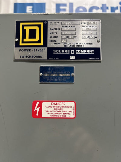 QMB Power-styler Switchboard  Main Breaker 1200 Amp 120-208 3P/4W