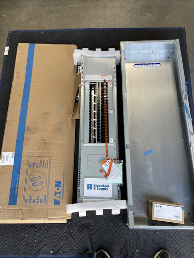 PRL1X EATON 225 A Main Lug Panel 208y/120v 3PH 3W 42 Space New complete 48in
