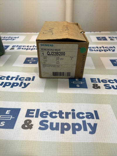 SIEMENS QJ22B200 2p 200a 240v Circuit Breaker New In Box 1yr Warranty