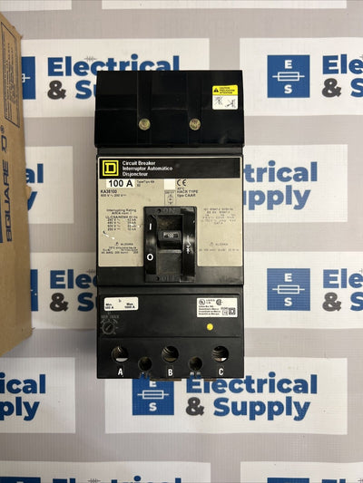 SQUARE D KA36100 CIRCUIT BREAKER 100A New In Box WRNTY