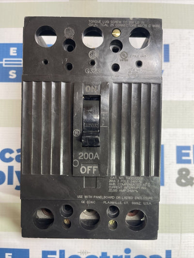 GENERAL ELECTRIC THQD32200 Circuit Breaker 240V 200A 3P