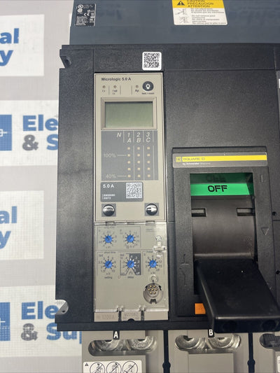 PGA36120U43A Molded Case Circuit Breaker 600V 1200A Square D Powerpact