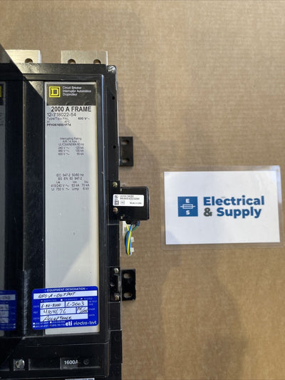 PHF3616001F74 2000 AMP Insulated Case Circuit Breaker