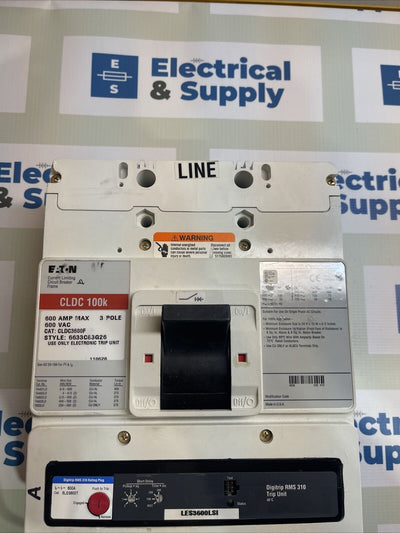 CLDC3600 Breaker 600A 600V 3P 100kA CLDC3600F New No Box