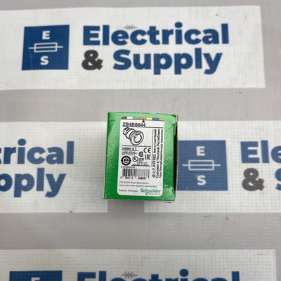 SCHNEIDER ZB4BS844 ROUND RED PUSH BUTTON new
