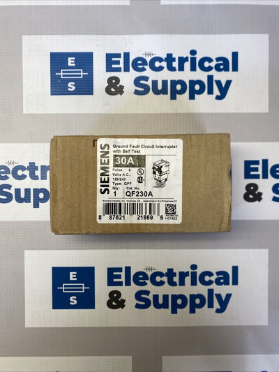 NEW SIEMENS QF230A 30A CIRCUIT BREAKER GROUND FAULT ⚡️⚡️FREE FAST SHIPPING ⚡️⚡️