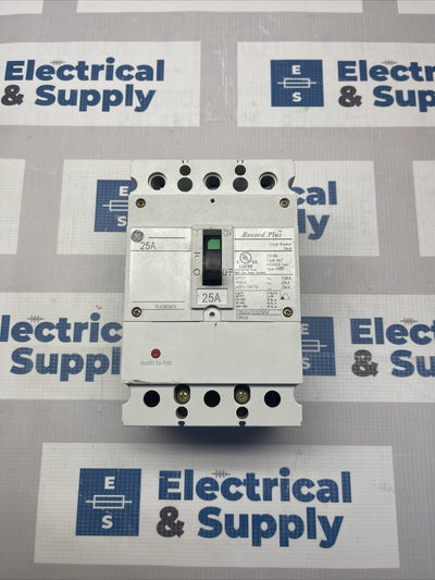 FBN36TE025RV GE 25 Amp 600V 3 poles Circuit Breaker Record Plus 65K